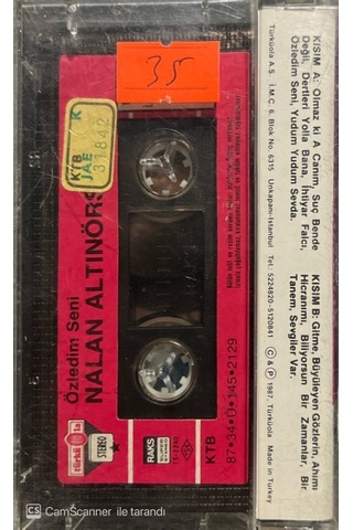 Plak Değildir Kaset Tir Nalan Altınörs Özledim Seni Kaset