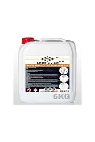 Strong&Clean Kireç Ve Pas Çözücü Ultra Konsantre 1/10 5 KG