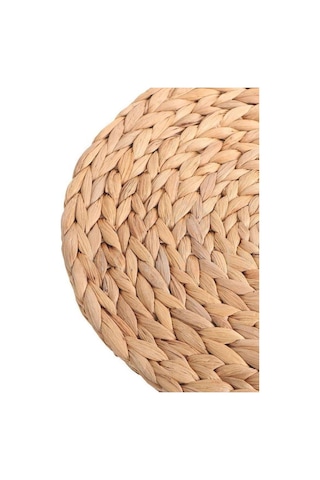 Hasır Supla Su Sümbülü El Yapımı Örme Amerikan Servis 37 Cm Hasır