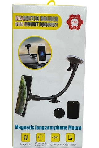 Blue Spectrum H-ctl036 Ekstra Güçlü Manyetik Vantuzlu Araç İçi Telefon Tutucu Siyah