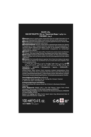 Parfüm Black 100 Ml Aromatik