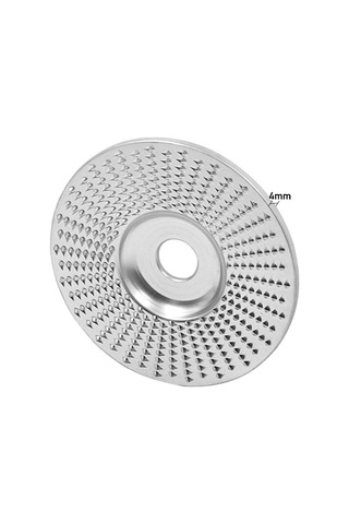 Yifomall 4 İnç Açılı Taşlama Diski, Yüksek Karbon Çelik Ahşap Şekillendirme Ve Kesme Aracı, 5/8" Arborlu