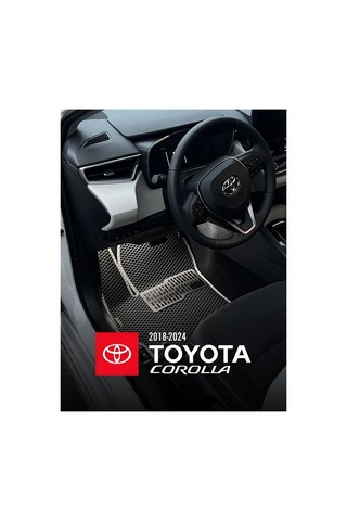 Toyota Corolla Sedan 2018/2024 Eva Paspas Takımı Siyah+gri Siyah
