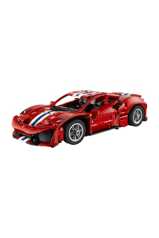 LEGO® Technic Ferrari 488 PISTA Araba 42235 - 9 Yaş ve Üzeri Çocuklar için V8 Motor İçeren Yaratıcı Oyuncak Yapım Seti (882 Parça)