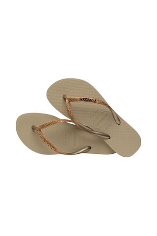 Havaianas Slim Glitter Iı Sandgolden Light Metalic Dore Kadın Terlik Sarı