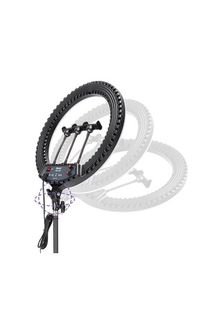 Jmary Fm-18r Uzaktan Kumandalı 43cm Işıklı Telefon Tutucu Ring Light Siyah