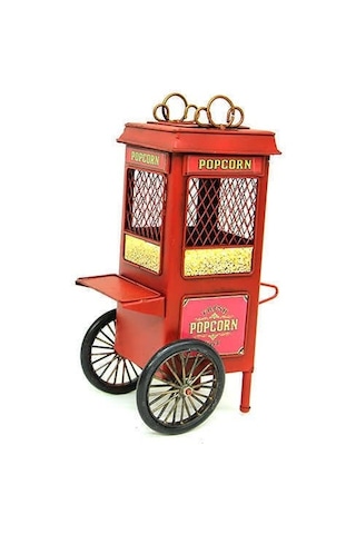 Dekoratif Metal Popcorn Kumbara C0252 1 Adet
