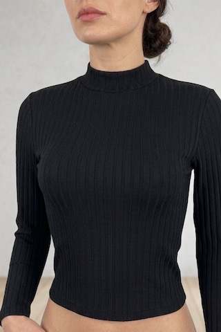 Fit Women Fitilli Crop Body 4444-siyah
