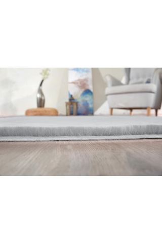 Jassrug Kürk Halı 120x180 10034 A.gri Acıkgrı Açık Gri