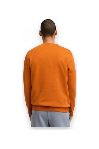 Timberland Tb0a5ujy Linear Logo Crew Neck Sweat Turuncu Erkek Sweatshirt