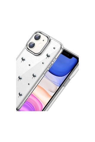 Northcity Apple Uyumlu iPhone 12 Fiyonk Desenli Kapak - Desen 1