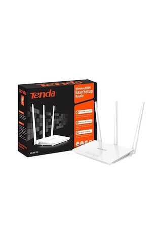 Sh Tenda F3 4 Port 300 Mbps 3 Antenli Access Point Router Najmaddin