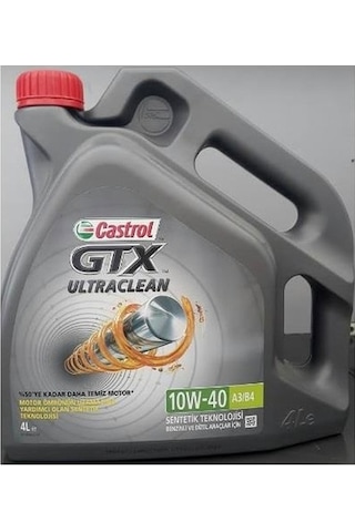 Castrol Gtx Ultra Clean 10W-40 A3/B4 Motor Yağı 4 L Castrol Gtx Ultra Clean 10W-40 A3/B4 Motor Yağı 4 L