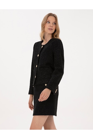 Pierre Cardin Kadın Siyah Ceket 50319417-vr046