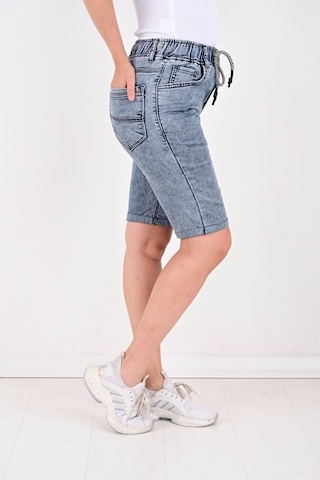 Quıts Kıds Kadın Randum Yıkama Denim Şort Kapri-10041 Byn-10041
