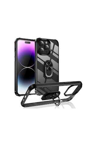 Apple Uyumlu iPhone 14 Pro Zore Mola Kılıf siyah Siyah
