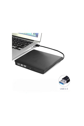 Hymark USB 3.0 Taşınabilir CD DVD Yazıcı Okuyucu
