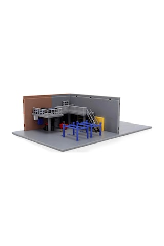 Ve Öfkeli Han'ın Garajı Nano Diorama Seti Gri