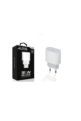 Auris ARS-CH38 35W Usb-C15.nesil Apple Uyumlu iPhone Hızlı Şarj Aleti Adaptörü Auris ARS-CH38 35W Usb-C15.nesil Apple Uyumlu iPhone Hızlı Şarj Aleti Adaptörü