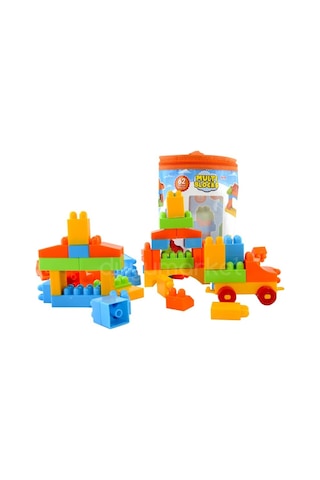 Dede - Multi Blocks 62 Parça Yapı Blokları Seti Eğitici Öğretici Oyuncak