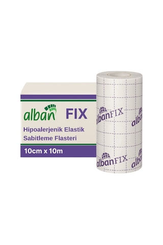 Fix Elastik Sabitleme Bandı 10cm X 10m, 3 Kutulu Set. Elastik Non-woven Medikal Flaster