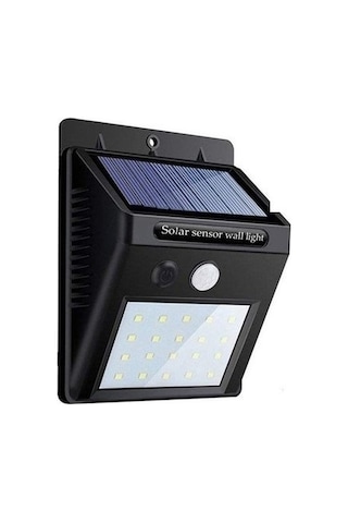 River World 20 Ledli Güneş Enerjili Hareket Sensörlü Bahçe Lambası