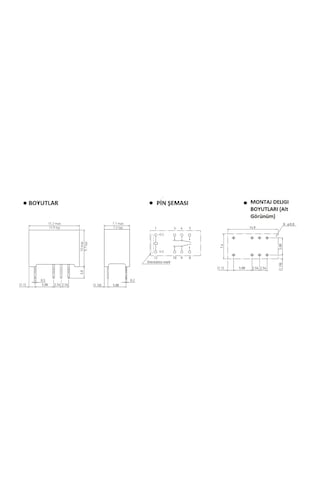 5V Çift Kontak Röle - Na5W-K