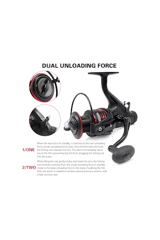 Teltree Coonor 4000 Model Çift Boşaltma Gücü Alüminyum Metal Başlı Dayanıklı Olta Makinesi