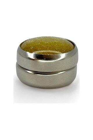 Eşarp Ve Şal Mıknatısı Simli Sarı - Başörtü Tutucu Kadın Tesettür Aksesuar Mıknatıs Sarı