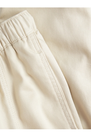 Jack & Jones Kadın Beli Lastikli Pantolon - Emily - 12257552 Fog Çok Renkli