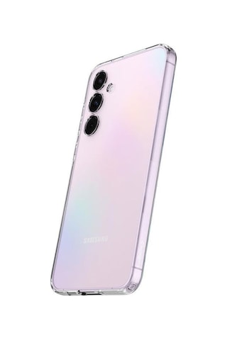 Spigen Galaxy Uyumlu A55 İle Uyumlu Kılıf Liquid Crystal 4 Tarafı Tam Koruma Crystal Clear Şeffaf