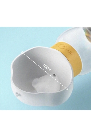 Floriashopping Pet Seyahat Su Şişesi Yeni Kupası Açık Besleyici Kase 600ml Beyaz
