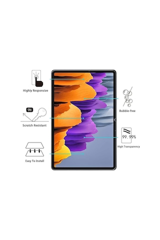 Galaxy Uyumlu Tab S7 T870 Fuchsia Tablet Blue Nano Screen Protector