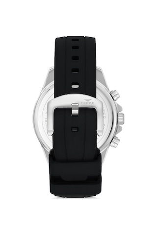 Ferro Fm11379dwt-j Quartz Çelik Silikon Siyah 46 Mm Erkek Kol Saati