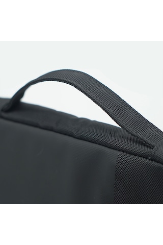 Lenyes Lb575 13-14 İnç Laptop Çantası Creator Serisi Darbe Emici Su Geçirmez Polyester Kumaş Siyah