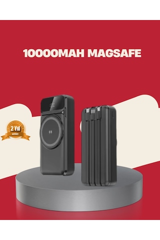 Kablosuz 15w Şarj Destekli 10000 Mah Taşınabilir Powerbank - Hızlı Şarj Özellikli Diğer