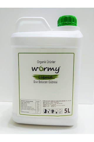Wormy Tarım Bakanlığı Onaylı (Gerçek) Sıvı Solucan Gübresi