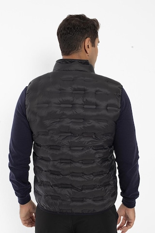 Crozwise Erkek Dolumlu Spor Outdoor Yelek Siyah