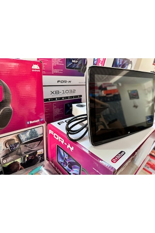 For-x Xb-1032 Portatif Koltuk Arkası 2 Ad. Monitör Başlık 2/32gb