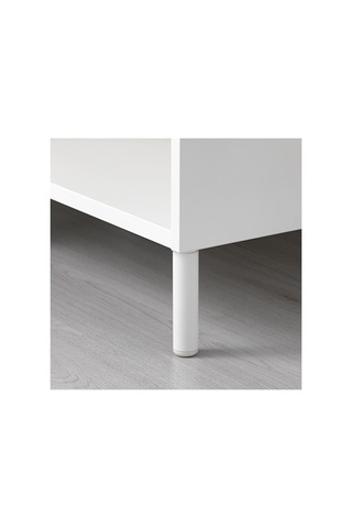 Ayak, Beyaz-metal Rengi, 11 Cm, 4 Adet
