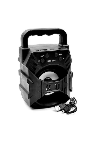 Polygold KTX-1057 Işıklı Ses Bombası Bluetooth Hoparlör