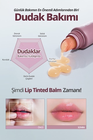 Dermatory Hyaluron Peptide Lip Tinted Balm Spf20