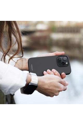 Vonmahlen Yumuşak Silikon Kılıf Apple iPhone Uyumlu 16 Plus Siyah