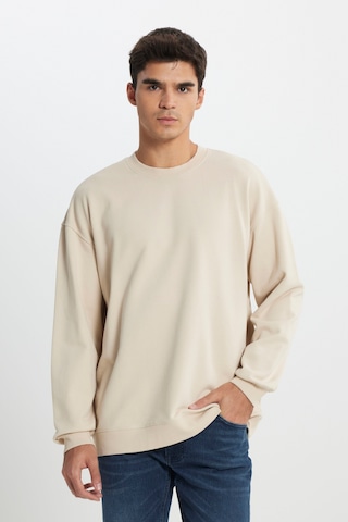 Lee Loose Fit Rahat Kesim Bisiklet Yaka %100 Pamuk Bej Sweatshirt L241744614 Bej