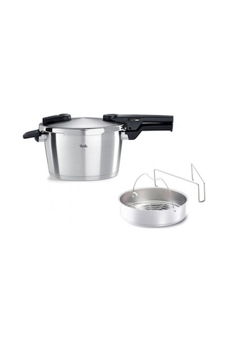Fissler Vitaquick Premium Buhar Aparatlı 4.5 lt Düdüklü Tencere Fissler Vitaquick Premium Buhar Aparatlı 4.5 lt Düdüklü Tencere