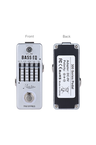 Rowin Bas Gitar Ekolayzer Efekt Pedalı 5-band Eq Alüminyum I2563