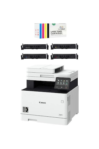 Canon MF752CDW - Fotokopi - Tarama - Duplex - Wifi - Renkli A4 Fotokopi Makinası Uyumlu Tonerli