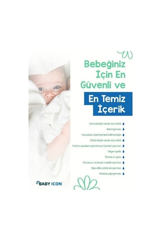 Babyicon Baby Icon Saç Ve Vücut Bebek Şampuanı Vegan Sülfat Ve Pa
