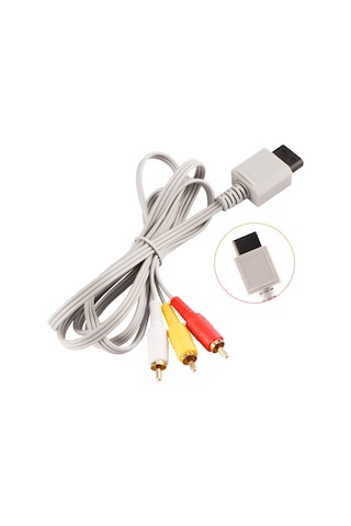 Nintendo Wii U Tv Av Kablosu Wii Görüntü Kablosu Wii Aksesuar Wii Wii U Kablo