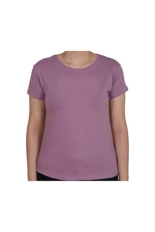 Asist Secret Magic Asm0065 Bayan Düz Lila Viskoz Penye T-shirt Asist Secret Magic Asm0065 Bayan Düz Lila Viskoz Penye T-shirt